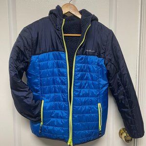 Eddie Bauer Boys Double Sided Puffer Jacket